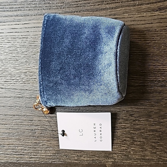 LC Lauren Conrad Velvet Pick Me Up Pouch - Picture 2 of 7